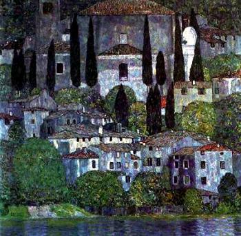 古斯塔夫 尅林姆特 Church in Cassone 古斯塔夫 尅林姆特 Church in Cassone